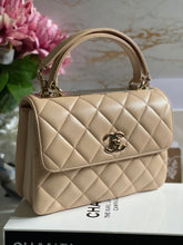 Load image into Gallery viewer, Chanel series 31 (2021) 21S Beige Lambskin LGHW Small Trendy CC Flap Bag with non detachable shoulder strap
