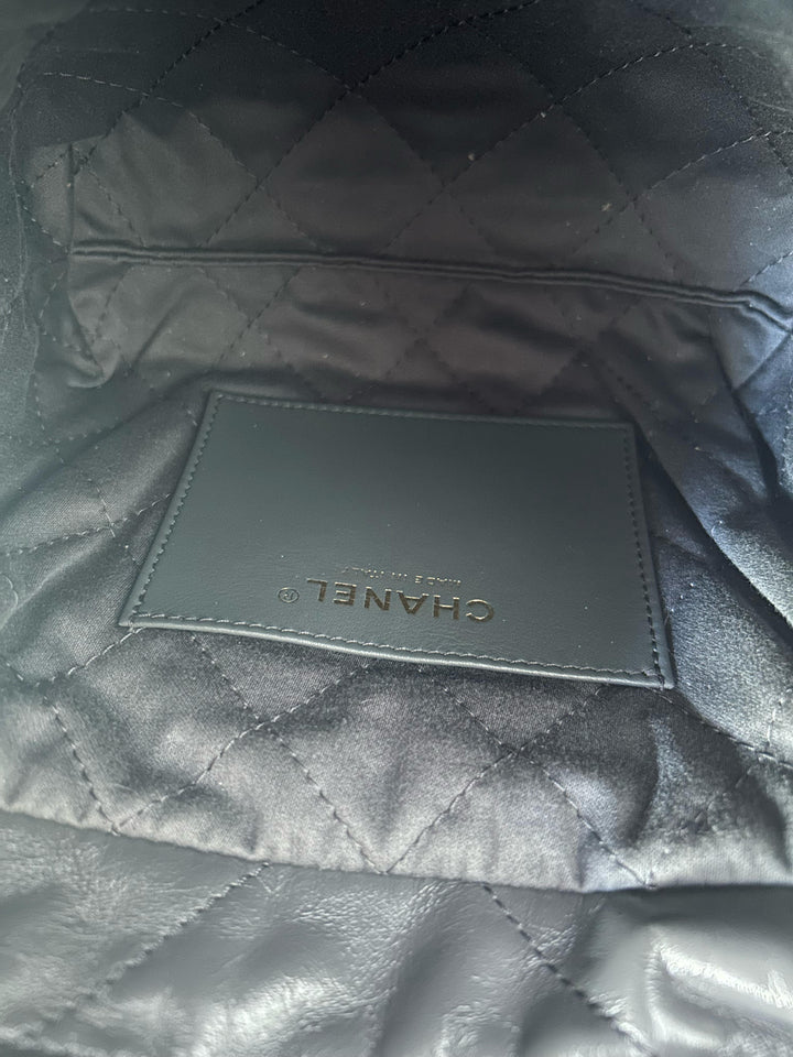 Chanel 22 size Mini in Grey 2022 GHW Hobo bag