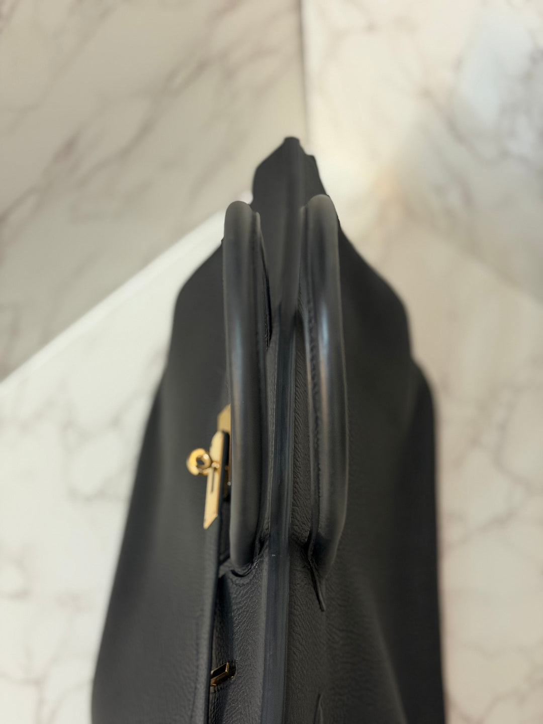 Hermes Birkin 35 Noir Black Togo Leather GHW Stamp T 2015