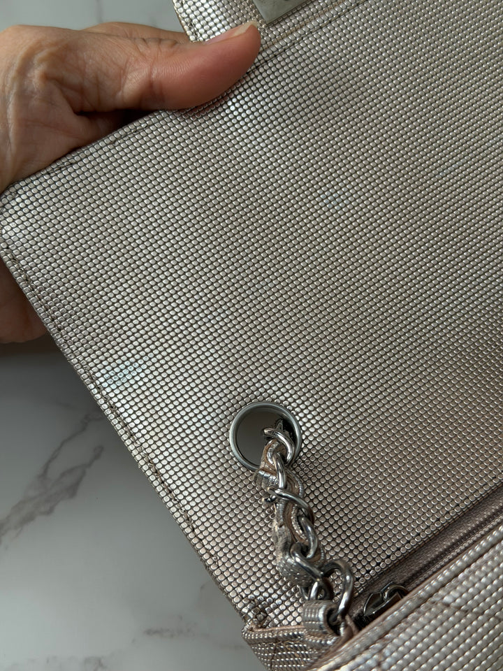 CHANEL series 21 16C 2016 Pixel Pinky Gold Calf Skin SHW Mini Rectangular Flap Bag