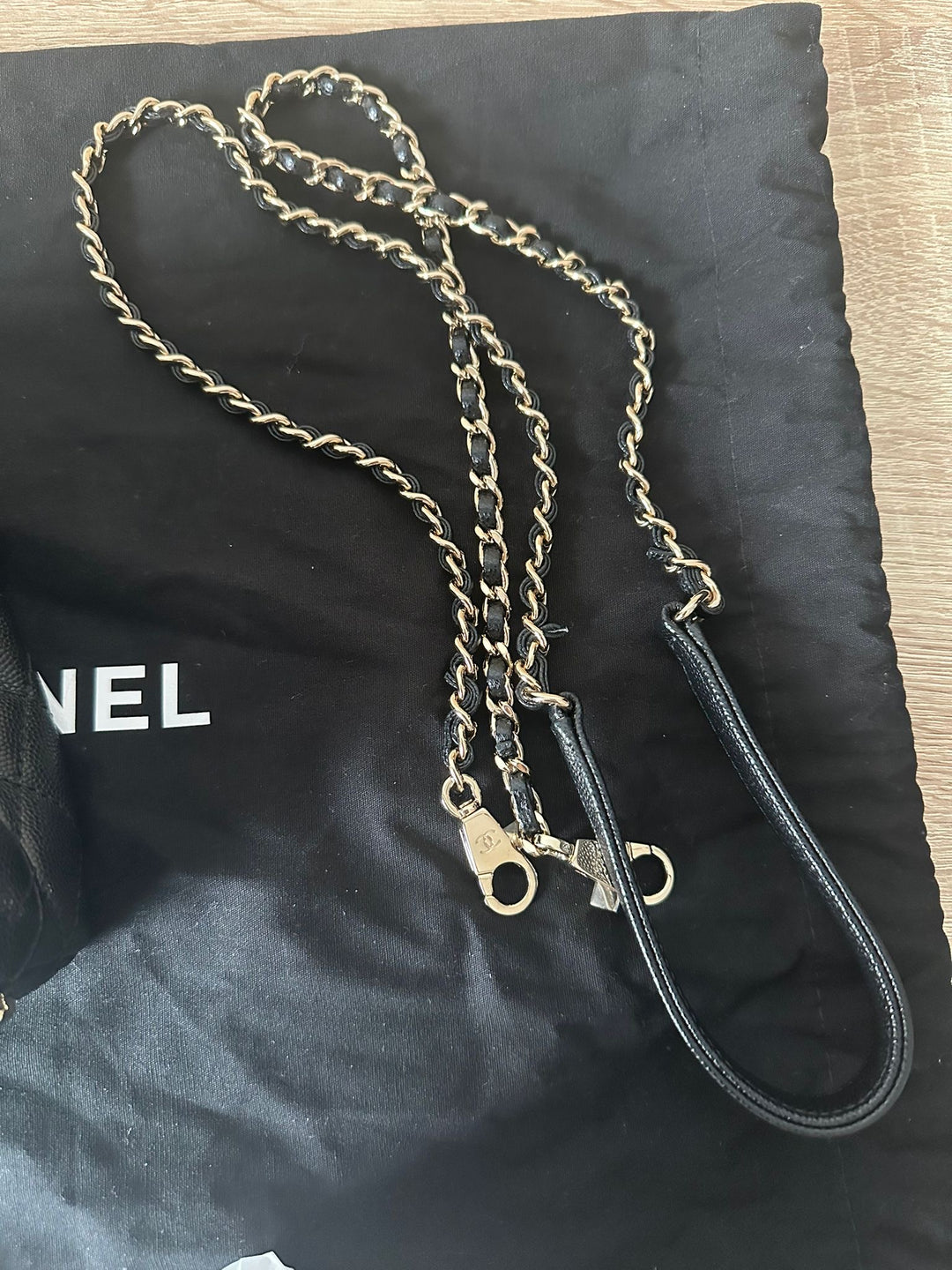 CHANEL Black Caviar LGHW Mini Coco Handle with Detachable Strap Microchip 7.5 inches