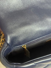 Load image into Gallery viewer, CHANEL 19 Size SMALL 26 cms series 31 Navy Lambskin Mixed Hardware Flap Bag with top handle
