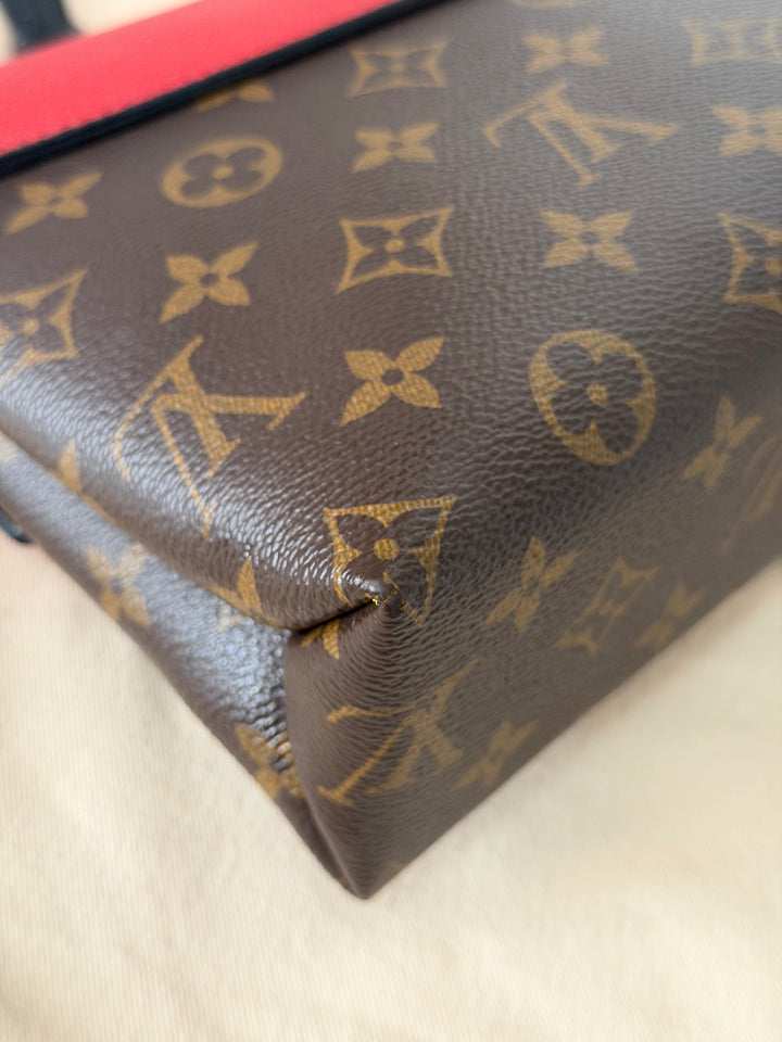 LOUIS VUITTON LV Saint St Placide In Monogram Canvas/Cherry Red