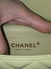 Load image into Gallery viewer, Chanel 23C 2022/2023 Cruise Collection Pastel Lime Green Lambskin Mini Rectangular Flap Bag with Champagne GHW
