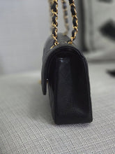 Load image into Gallery viewer, Chanel series 31 2021 Black Caviar Small Timeless Classic Double Flap Bag with GHW
