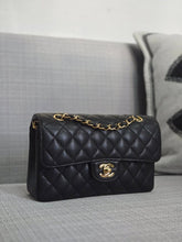 Load image into Gallery viewer, Chanel series 31 2021 Black Caviar Small Timeless Classic Double Flap Bag with GHW
