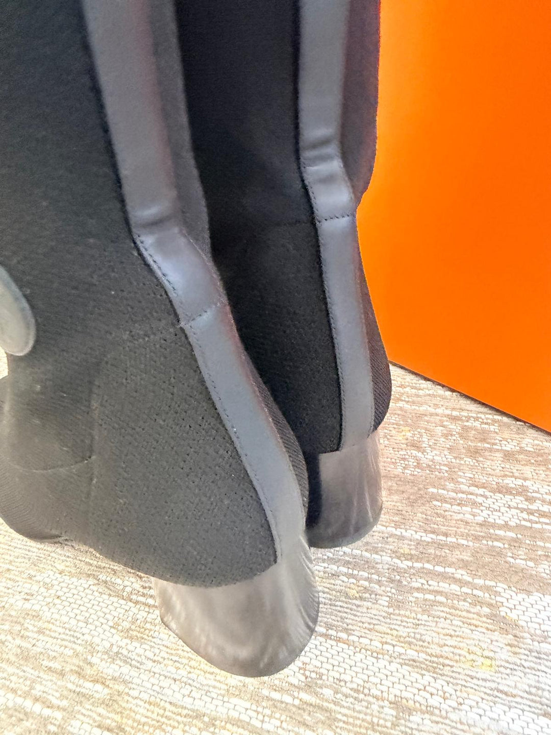 HERMÈS Fontaine 60 Boots size EU 40 UK 7 Black