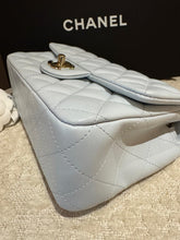 Load image into Gallery viewer, CHANEL 25S collection 2025 Light Blue Lambskin LGHW Mini rectangular flap bag
