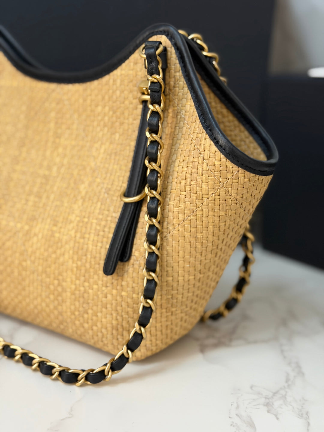 CHANEL 25K Raffia Small Tote Bag 2025