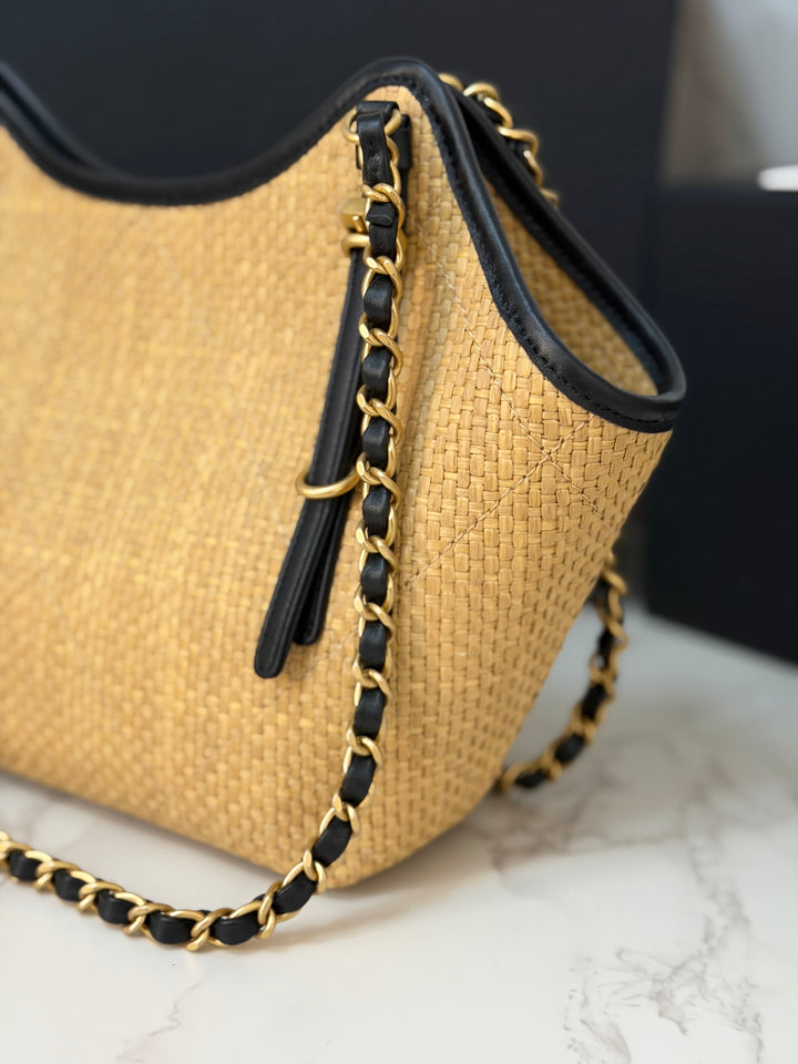CHANEL 25K Raffia Small Tote Bag 2025