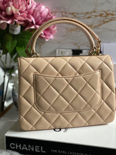 Load image into Gallery viewer, Chanel series 31 (2021) 21S Beige Lambskin LGHW Small Trendy CC Flap Bag with non detachable shoulder strap
