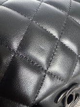 Load image into Gallery viewer, Chanel 2021 21B So Black Hardware Black Lambskin Mini Rectangular Flap Bag
