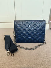 Load image into Gallery viewer, LOUIS VUITTON LV Coussin PM Navy Leather SHW

