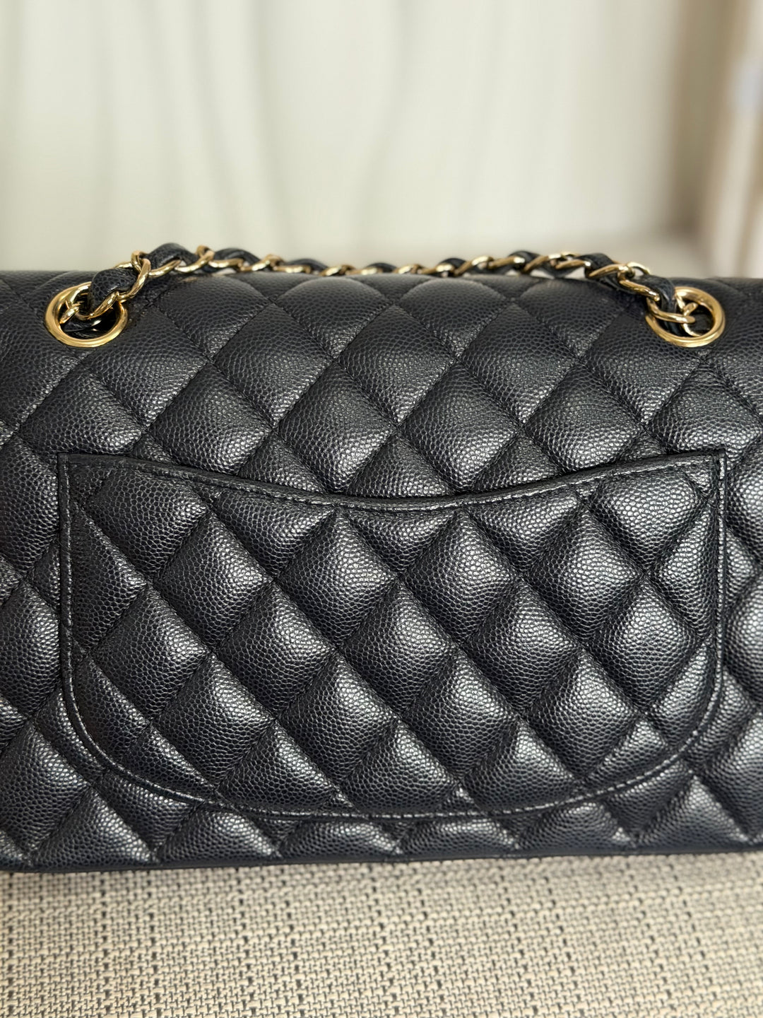 CHANEL series 30 Dark Navy Caviar LGHW Small Timeless Classic Double Flap Bag 2020