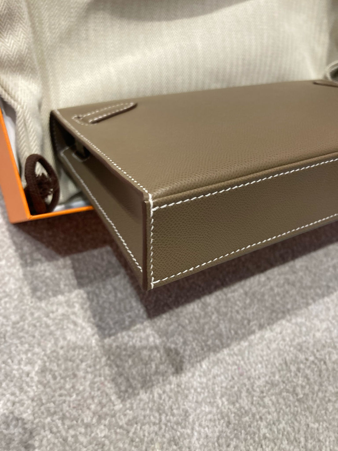 Hermes Kelly Elan EtoupeVeau Madame Leather GHW Stamp Z (2025)