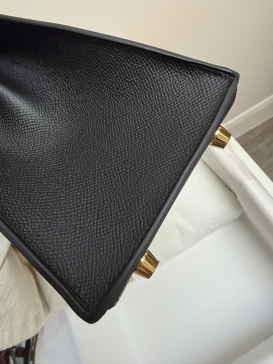 WA/Email to Purchase only- HERMÈS Kelly 28 Black 89/Noir 89 Epsom Sellier GHW Stamp G 2026