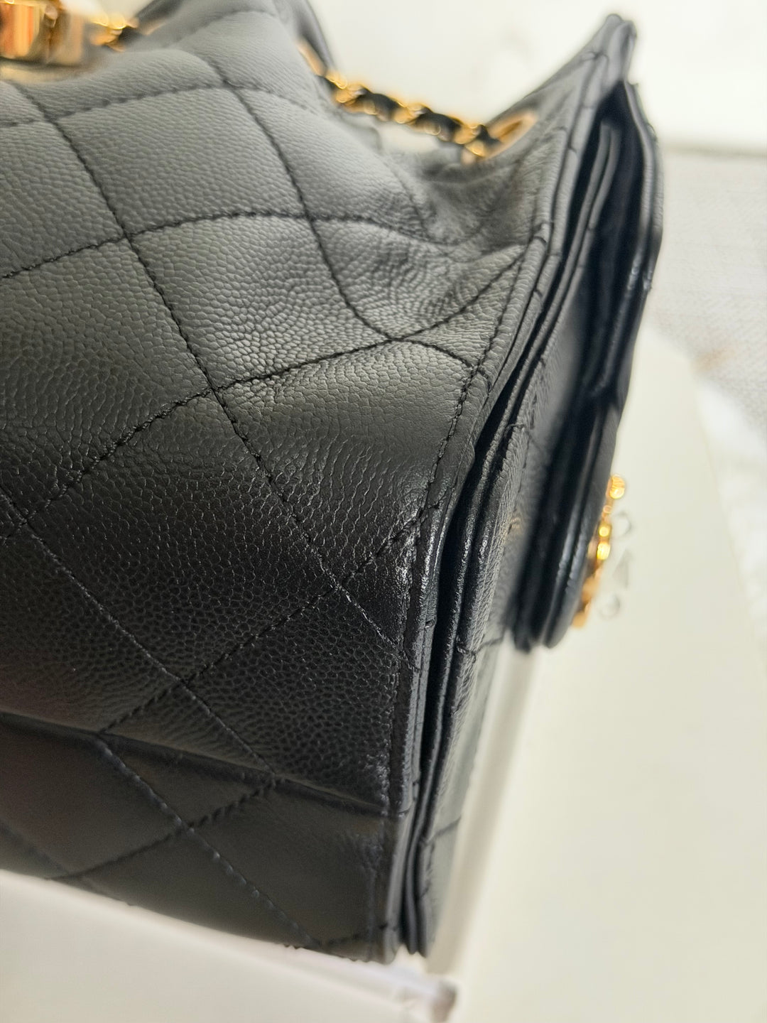 CHANEL Mini 25 Hobo Bag in Black Caviar Shiny GHW 2026 26A/B