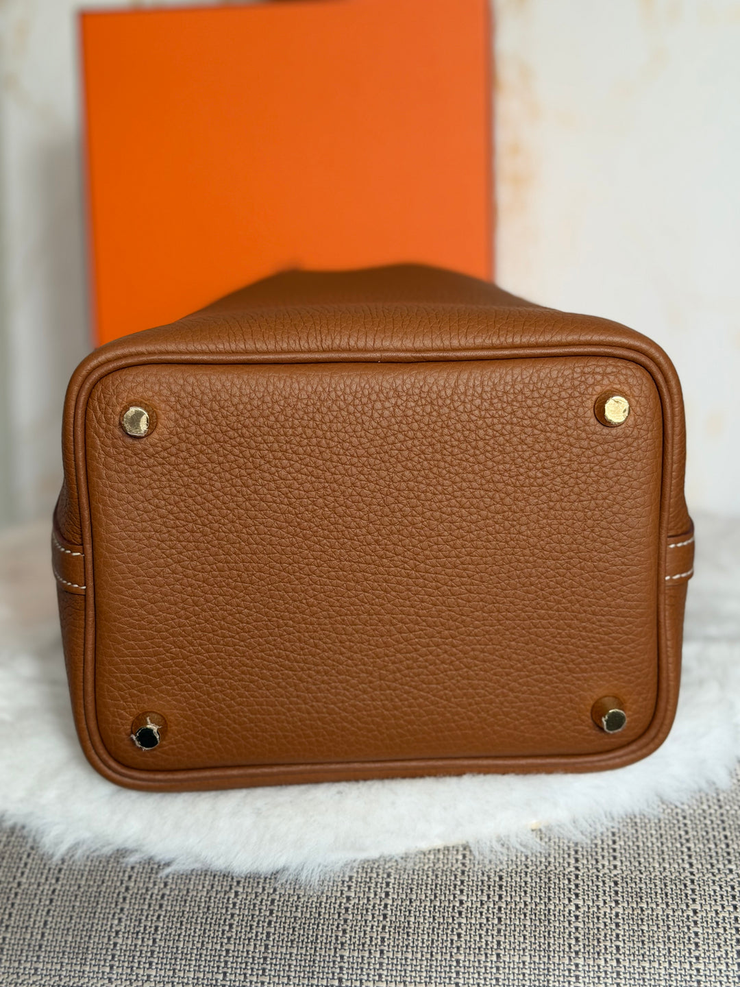 Hermès Picotin 18 In Gold Cle Leather GHW Stamp U 2022