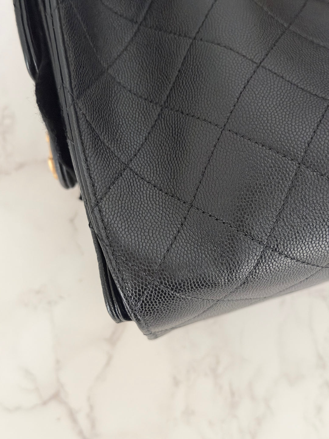 CHANEL 25 2025 size SMALL in Black Caviar Aged GHW Hobo Bag