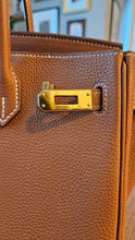 Load image into Gallery viewer, Hermes Birkin 25 Gold Togo Leather with GHW Stamp X (2016)
