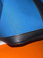 Load image into Gallery viewer, Hermes Garden Party 36 in Blue canvas and negoda leather with silver hardware
