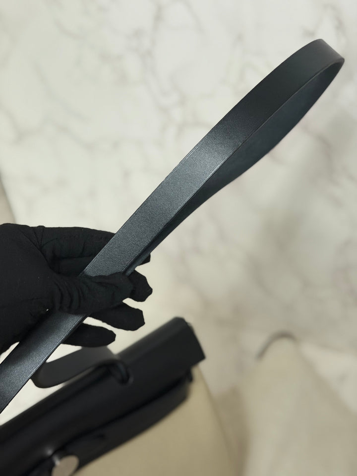 Hermes Herbag Zip 31 Bag in Noir/Beton Palladium Hardware