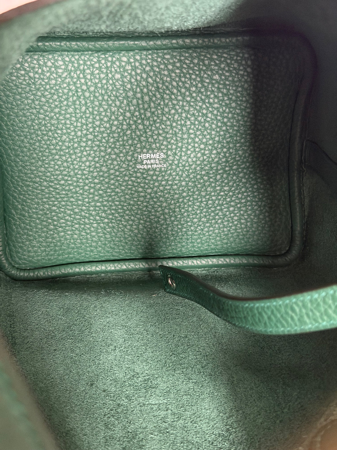 Hermès Picotin 18 Lock Vert Moyen Cle Leather PHW stamp K 2025
