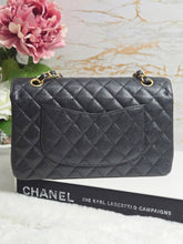 Load image into Gallery viewer, Chanel series 20 2015 Black Caviar GHW 11.12 Timeless ML Medium Classic Double Flap Bag
