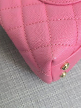 Load image into Gallery viewer, Chanel series 31 21P 2021 Pre Spring/Summer Collection Pink Caviar Coco Handle Flap Bag with Top Handle and Detachable Strap size Small
