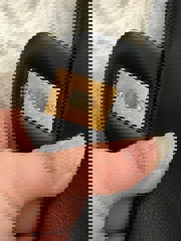 Chanel 22P Black Lambskin GHW Square mini flap bag