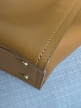 Load image into Gallery viewer, Chanel series 31 21S 2021 Spring/Summer collection Caramel Calf skin aged GHW Medium/Large Deauville Tote Bag with Top handle
