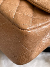 Load image into Gallery viewer, Chanel series 25 18S Collection Pearly Dark Beige Caviar Champagne Gold Hardware Mini Rectangular Flap Bag
