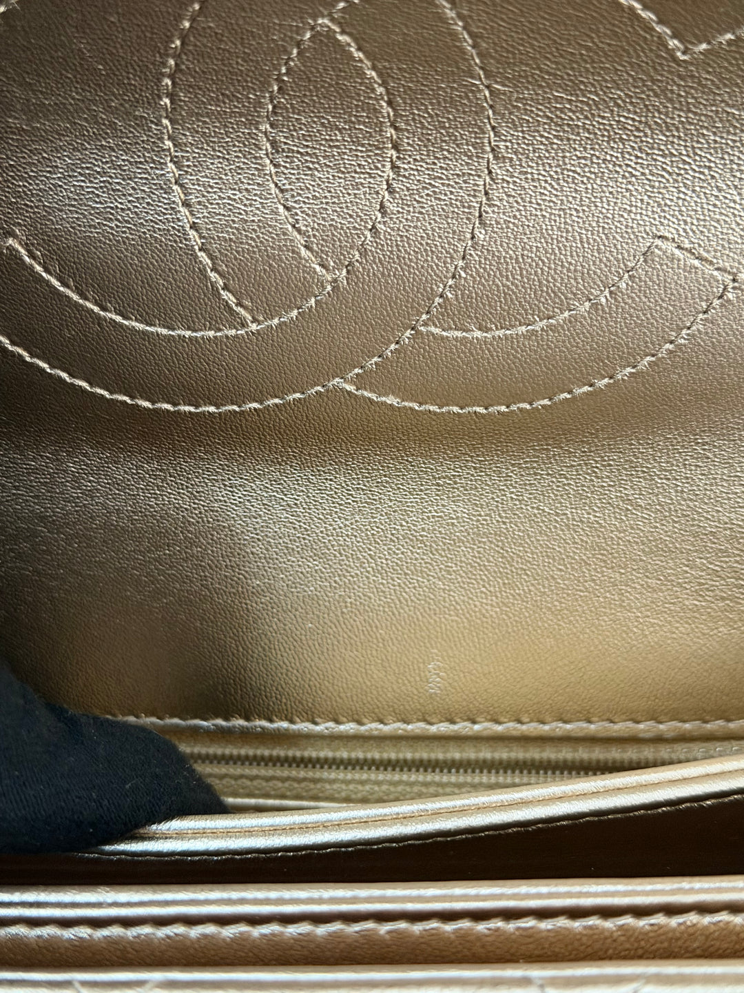 CHANEL series 30 Metallic Gold Lambskin LGHW Trendy CC top Handle Bag with non detachable Strap size SMALL 2020