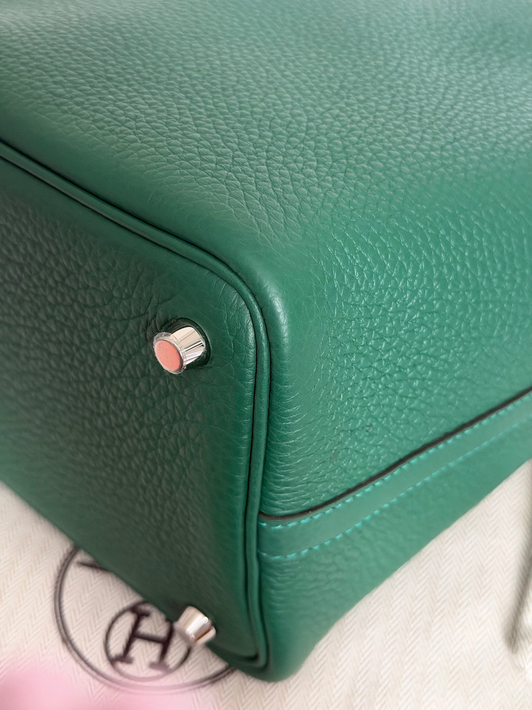 Hermès Picotin 18 Lock Vert Moyen Cle Leather PHW stamp K 2025