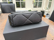 Load image into Gallery viewer, Chanel 19 Flap Bag in Size Small 22P collection 2022 So Black Lambskin So Black Hardware
