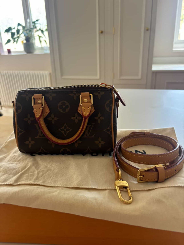 LOUIS VUITTON Nano Speedy Monogram Canvas