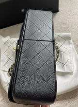 Load image into Gallery viewer, Chanel series 27 (2018/2019) Black Caviar GHW Jumbo Timeless Classic Double Flap Bag
