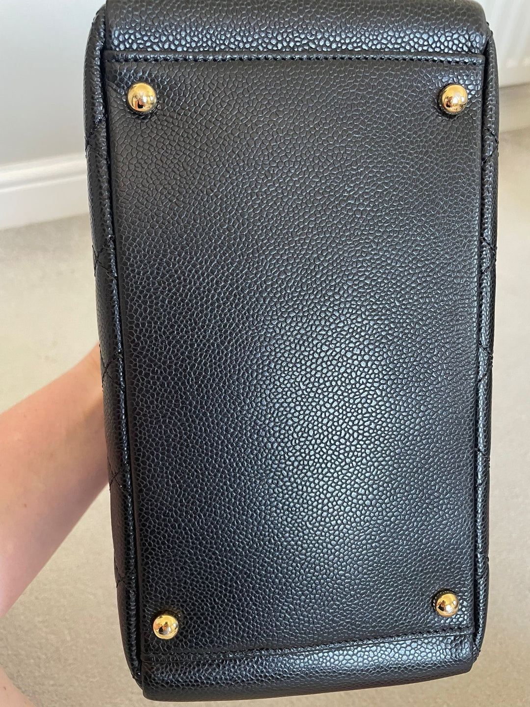 Petite Timeless Tote (PTT) in Black caviar GHW series 14 2011