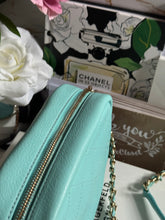 Load image into Gallery viewer, Chanel series 26 Tiffany Blue Goat skin LGHW Casual Trip Camera Case Bag
