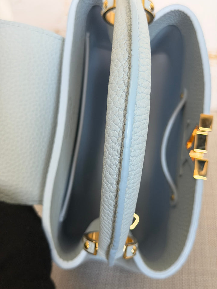 LOUIS VUITTON LV Capucines BB Light Blue 2025