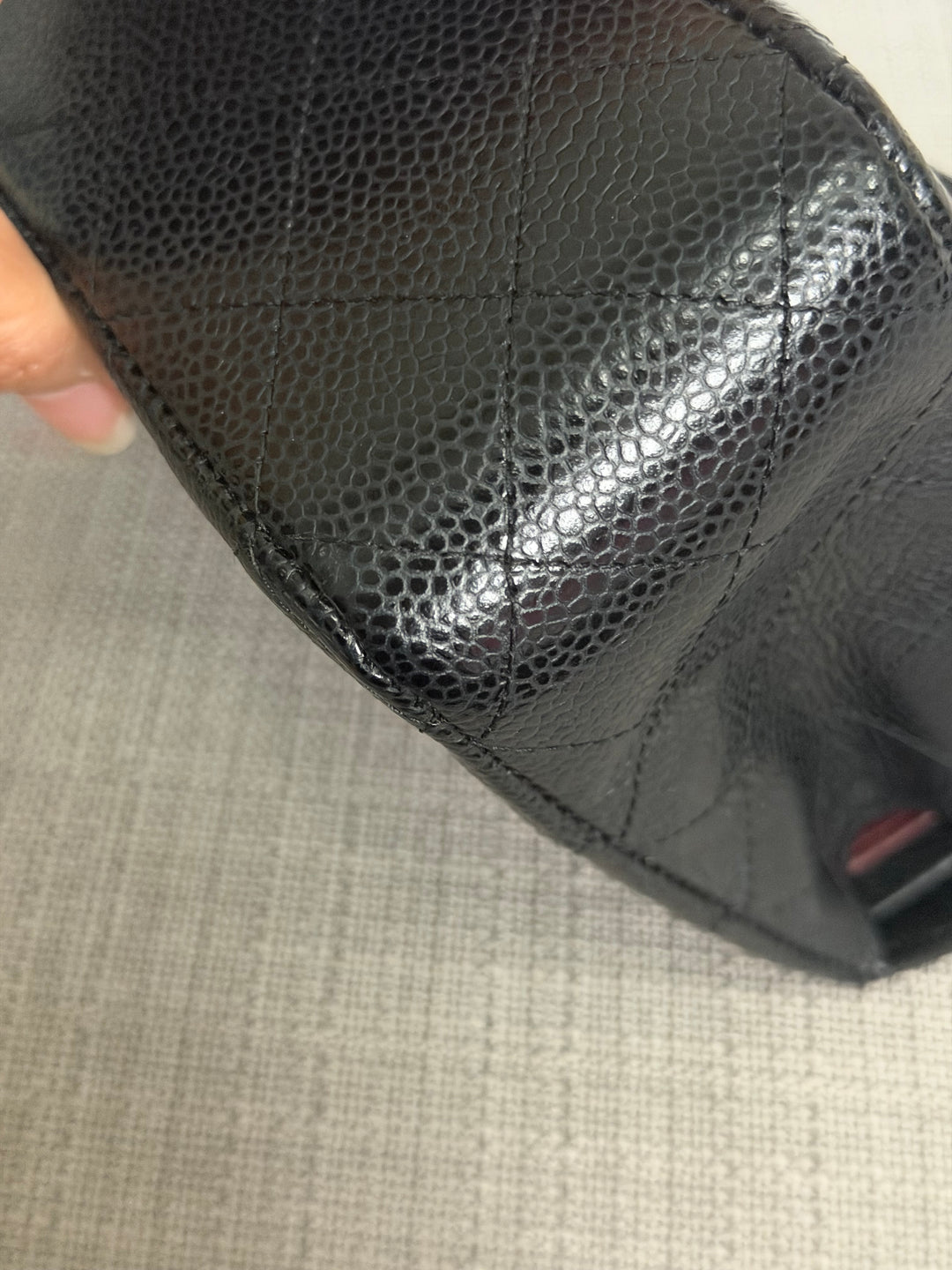 CHANEL 2022 Black Caviar GHW Timeless Classic Medium ML 11.12 Double Flap Bag