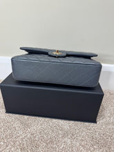Load image into Gallery viewer, CHANEL 21B 2021 Dark Grey Caviar LGHW Medium ML Timeless Classic Double Flap Bag
