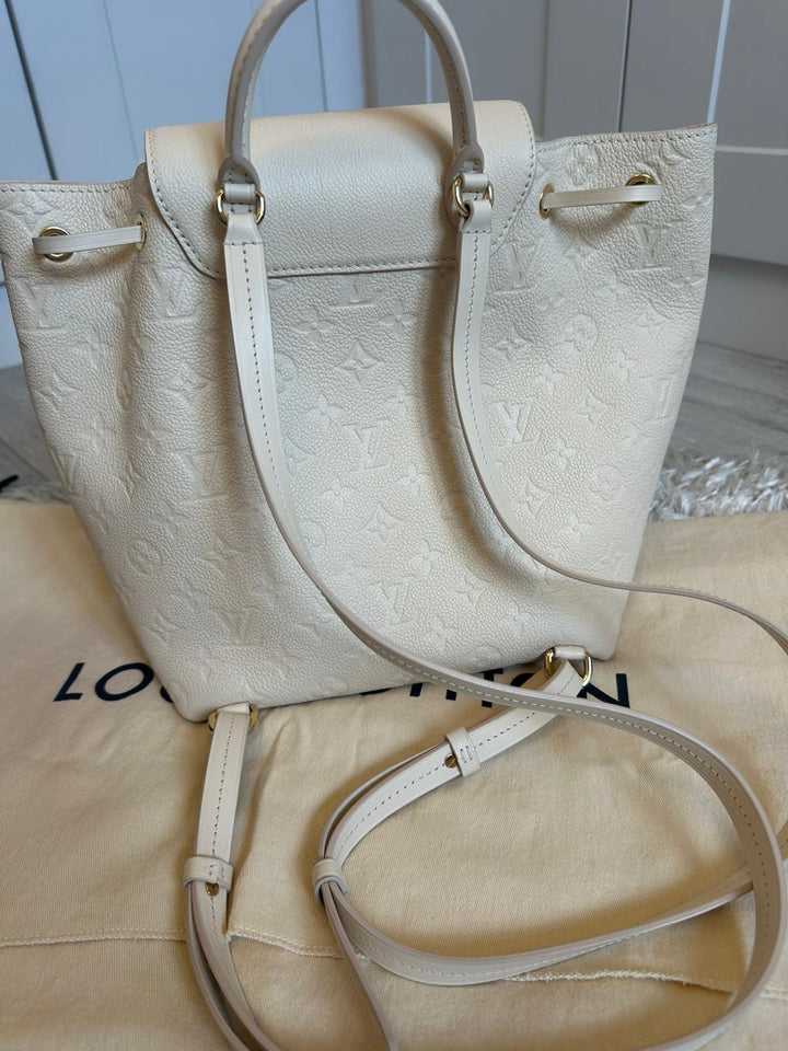 LOUIS VUITTON LV Monogram Emprinte Leather Montsouris Backpack PM M45410