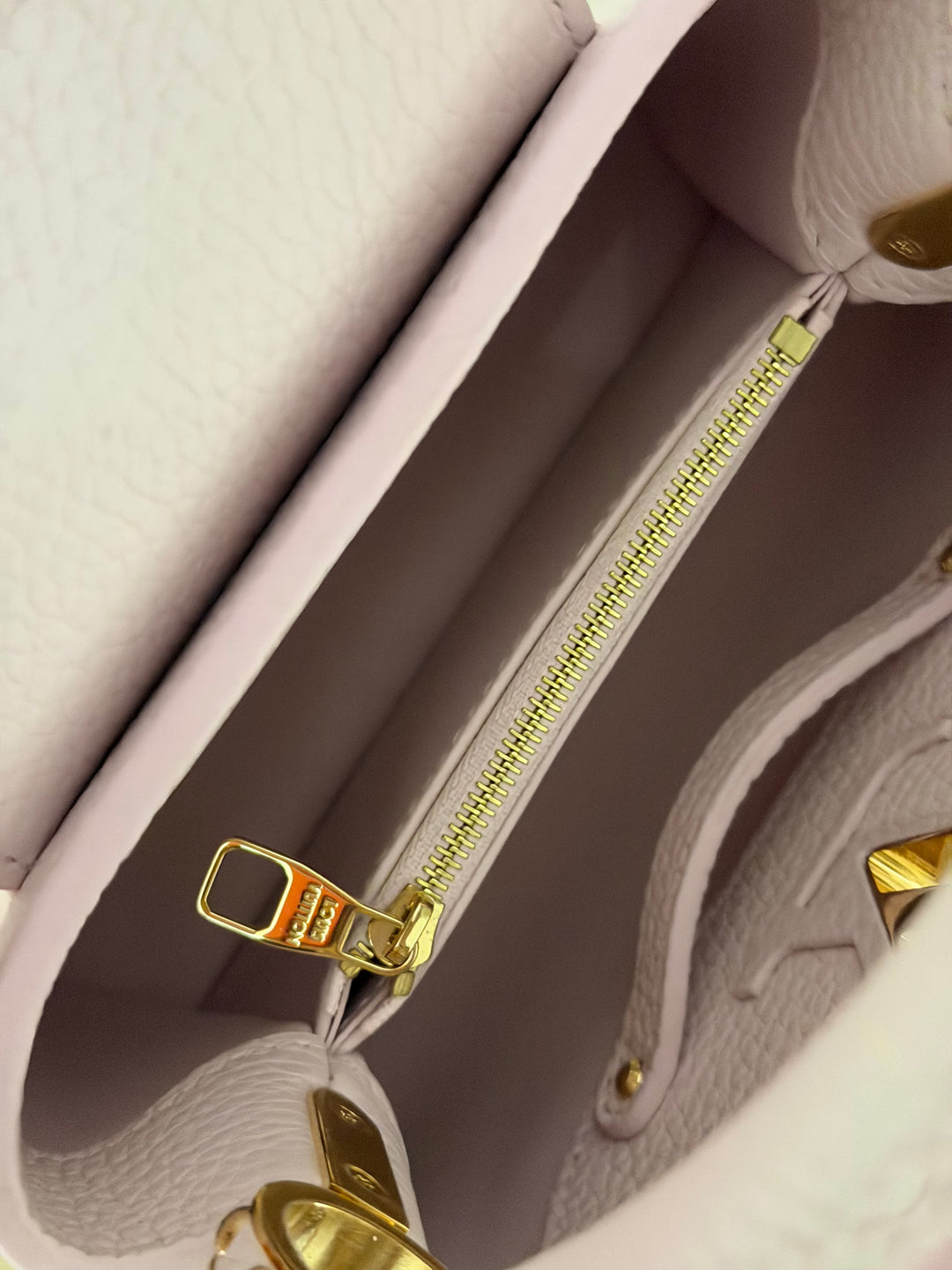 LOUIS VUITTON LV Mini Capucines In Guimauve Marshmallow Pink