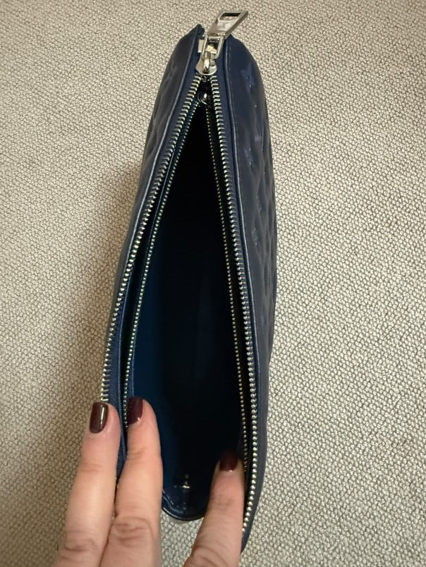 LOUIS VUITTON LV Coussin PM Navy Leather SHW