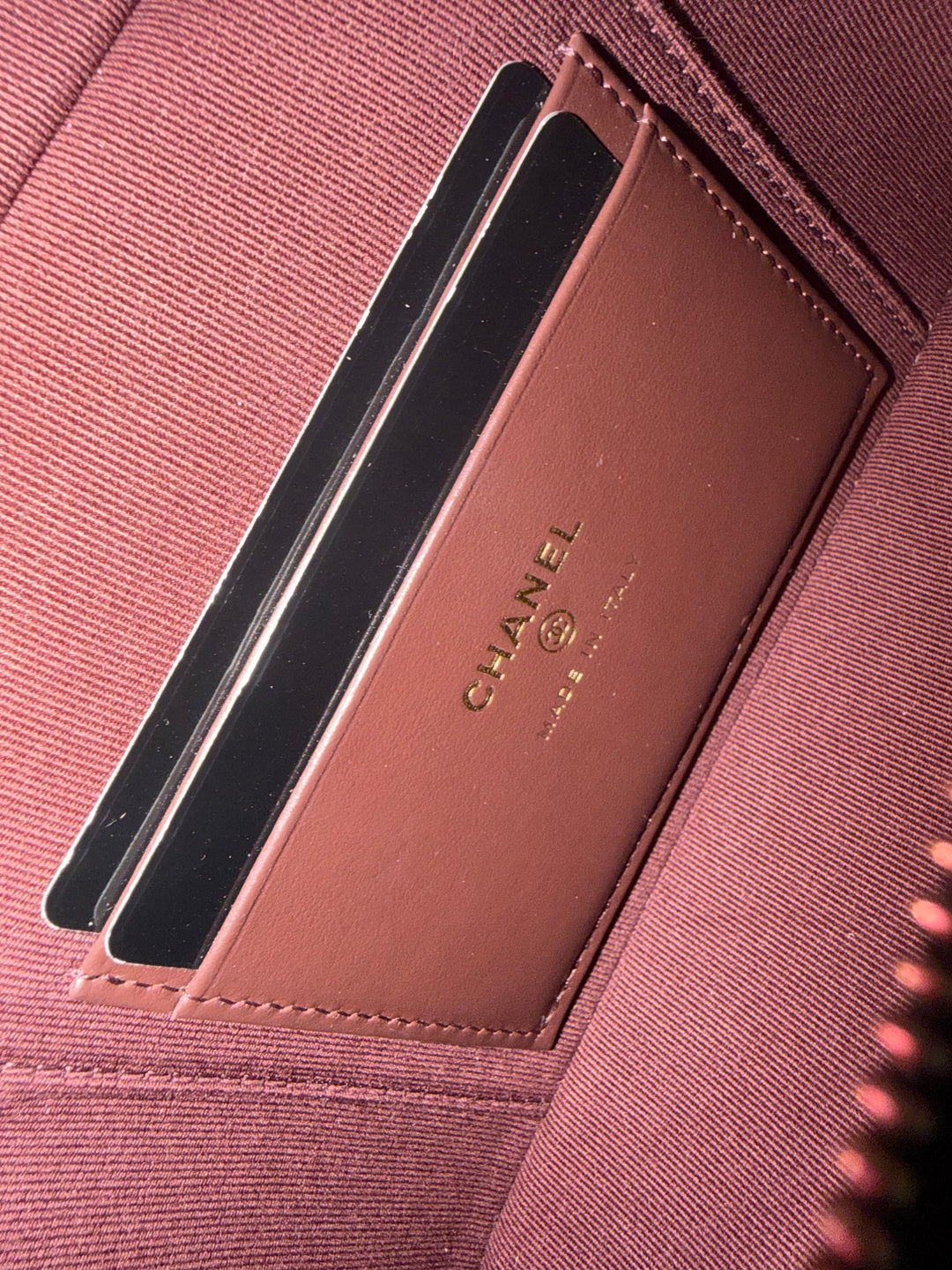 CHANEL Black Caviar LGHW Long Vanity with top handle and detachable chain