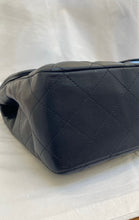 Load image into Gallery viewer, CHANEL Series 13 Navy Lambskin SHW Single Flap Jumbo Classic Bag
