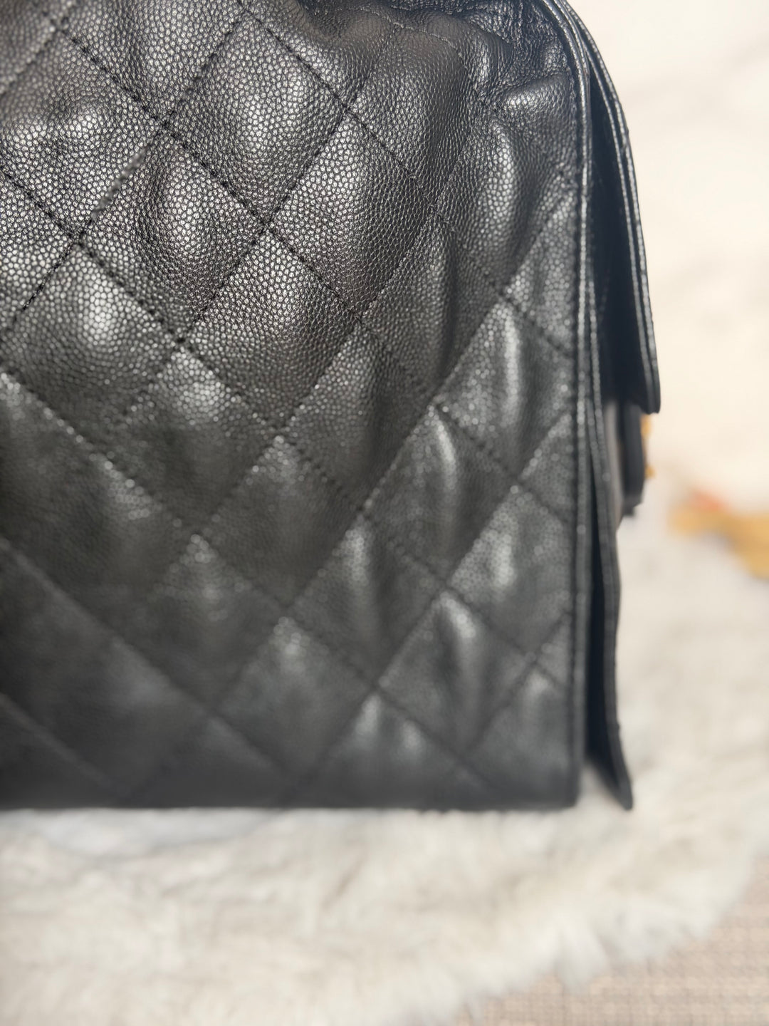 CHANEL Black Caviar aged GHW 25 Hobo Bag size Medium with detachable pouch 2025