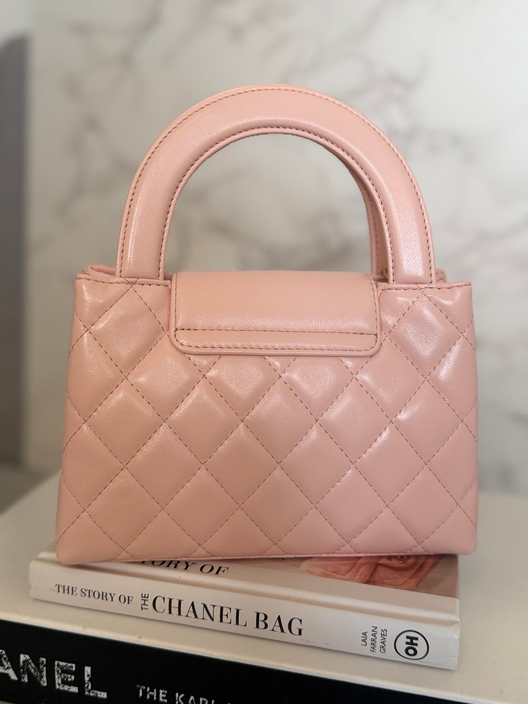 CHANEL 26B Light Pink Calf Skin Kelly Shopping Bag size Small 19 cms 2026
