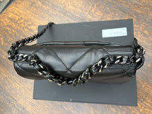 Load image into Gallery viewer, Chanel 19 Flap Bag in Size Small 22P collection 2022 So Black Lambskin So Black Hardware
